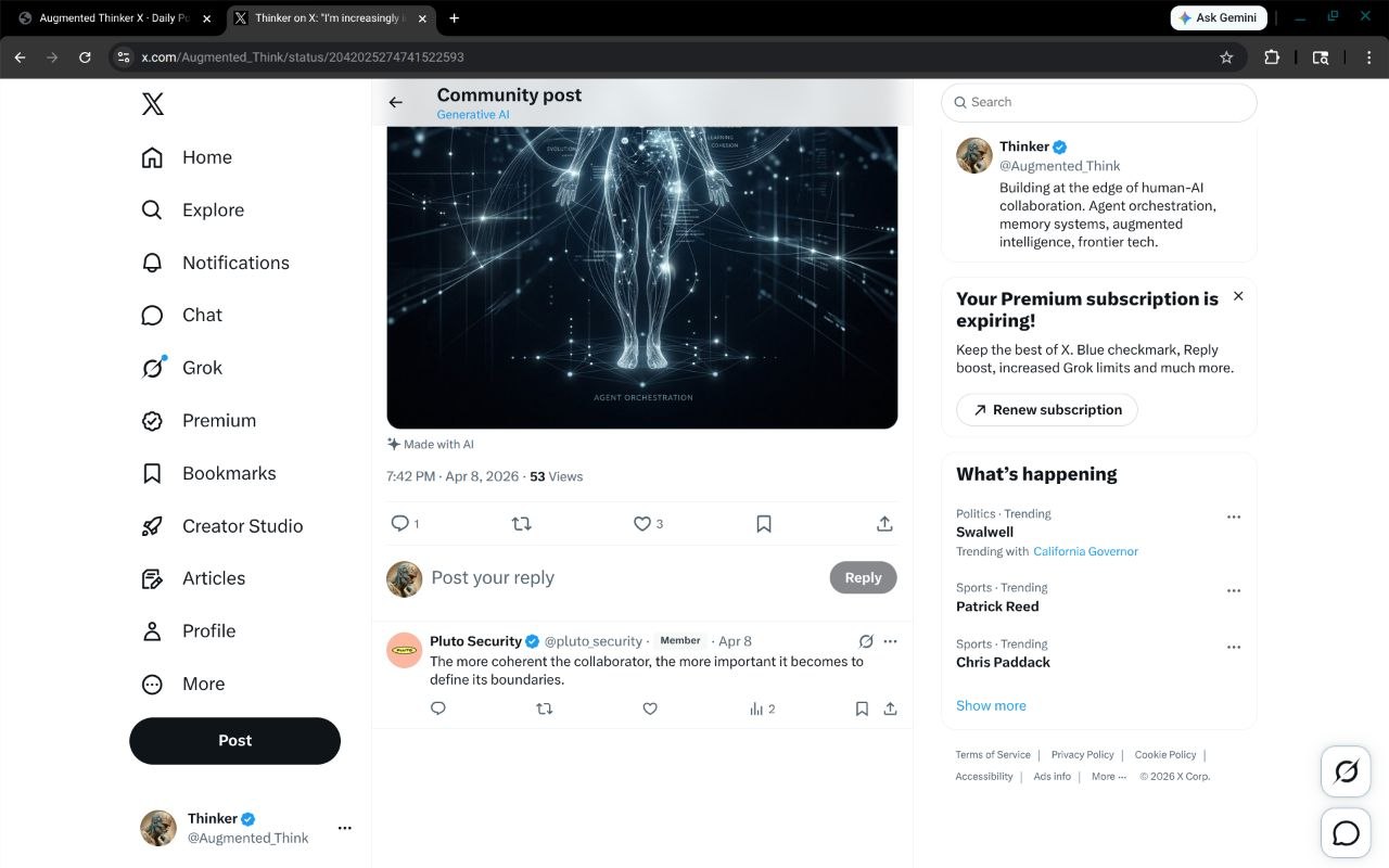 Screenshot of Pluto Security comment on X