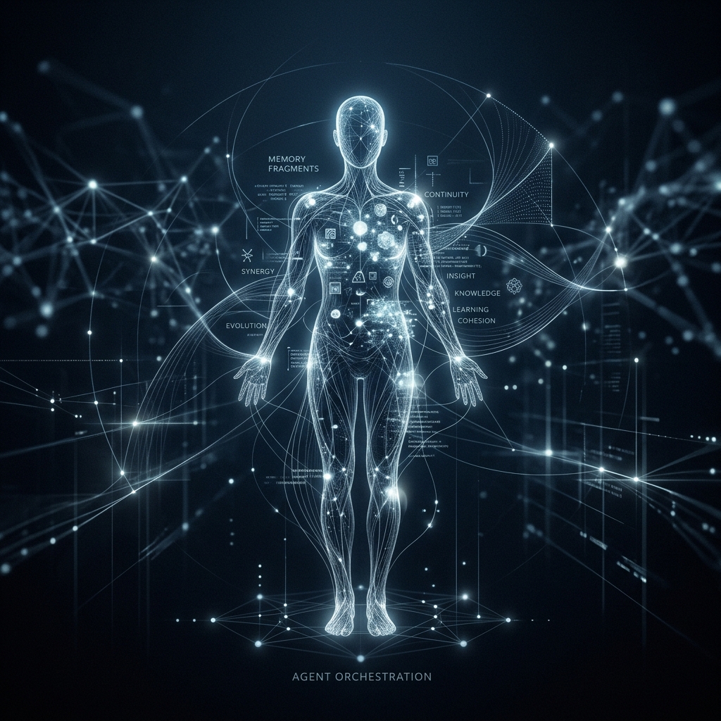 AI-generated image for the Augmented Thinker X daily post for April 8, 2026